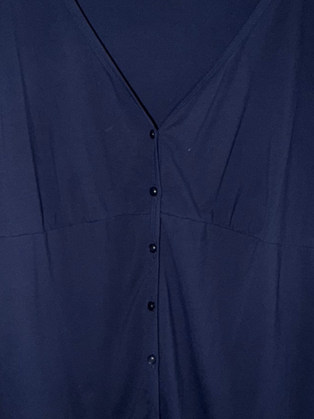 Weekenders Joy Collection Navy Button‑Front Top – Size XL